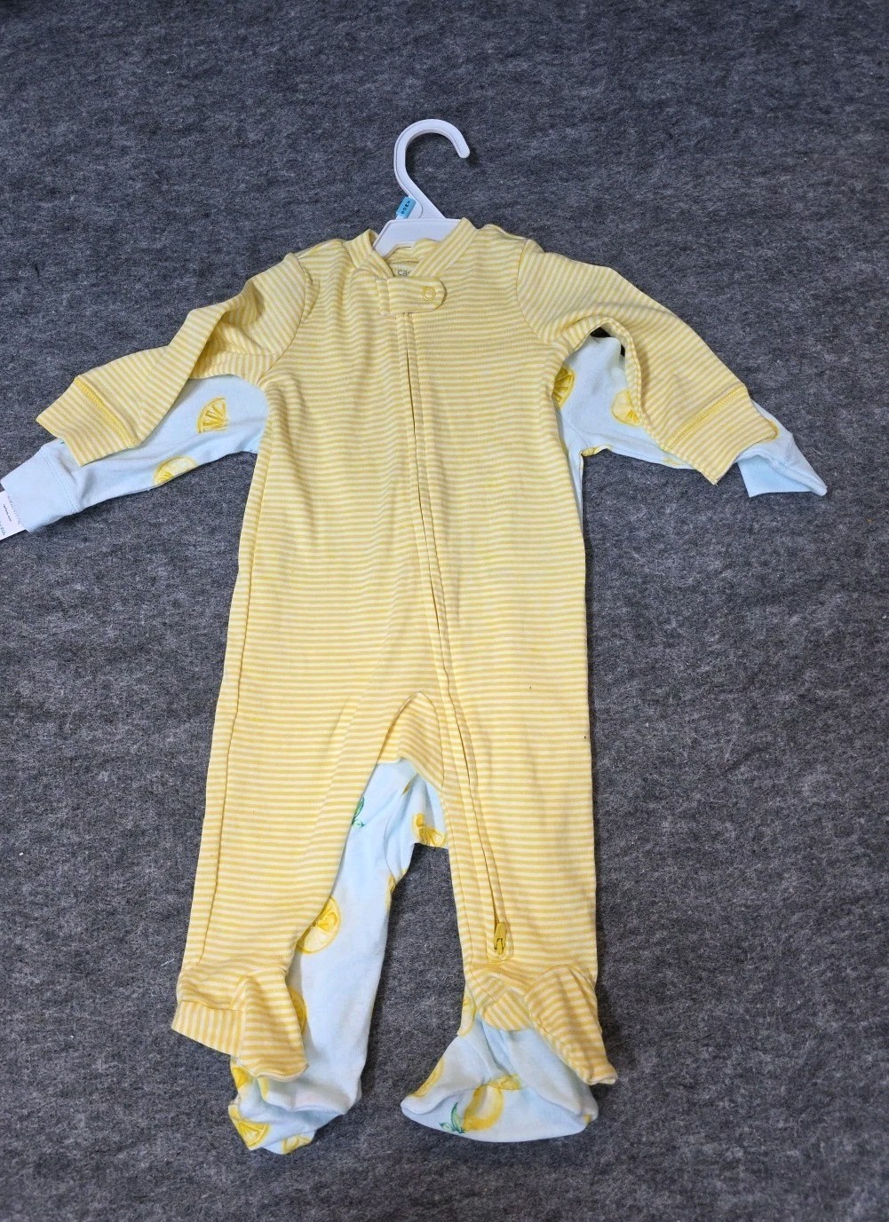 Carter’s 6m Baby Clothing Lemons 2 Way Zipper