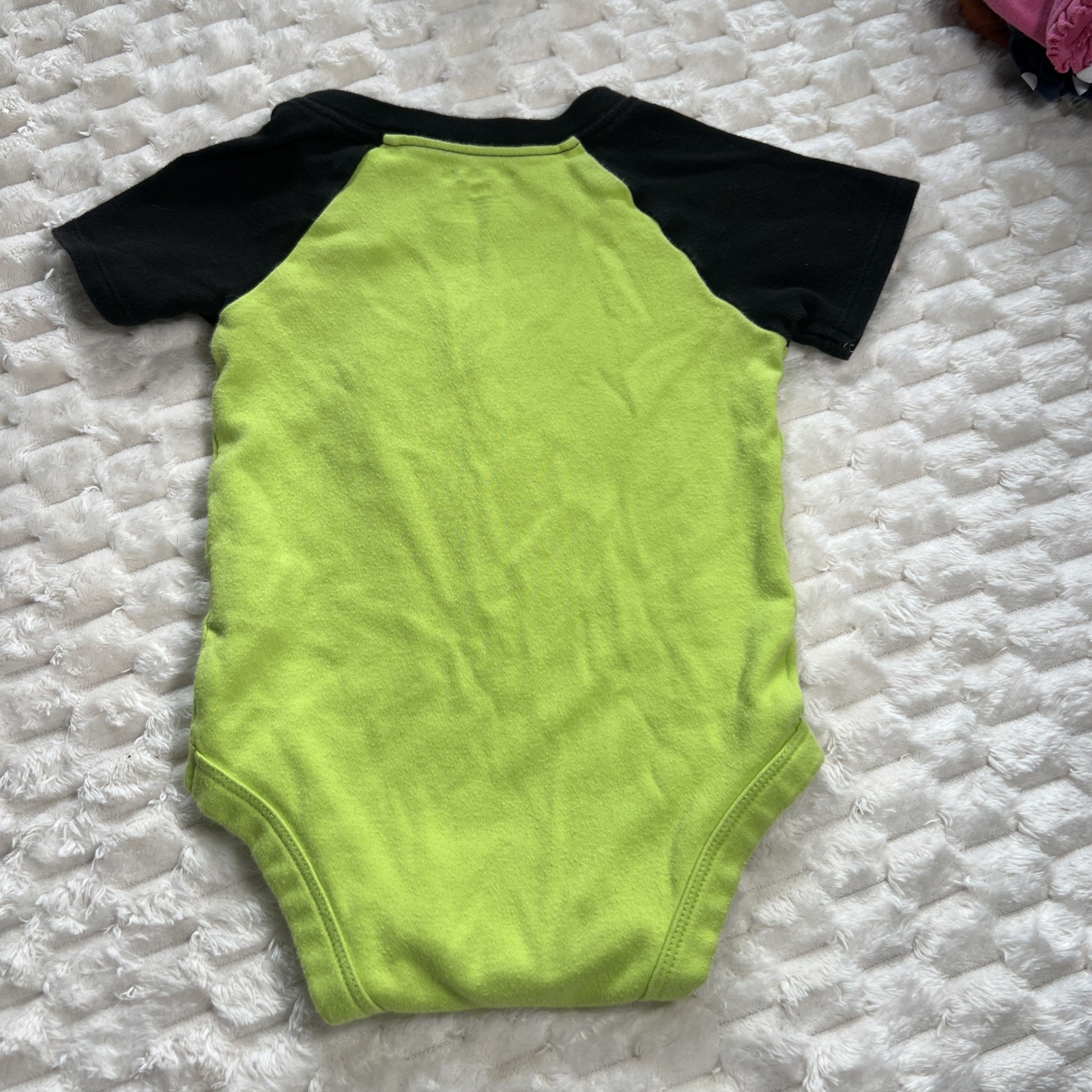 5 Piece Lot Of Baby Clothes 12 Month Boys, Body Suits 100% Cotton Dino, Elephant