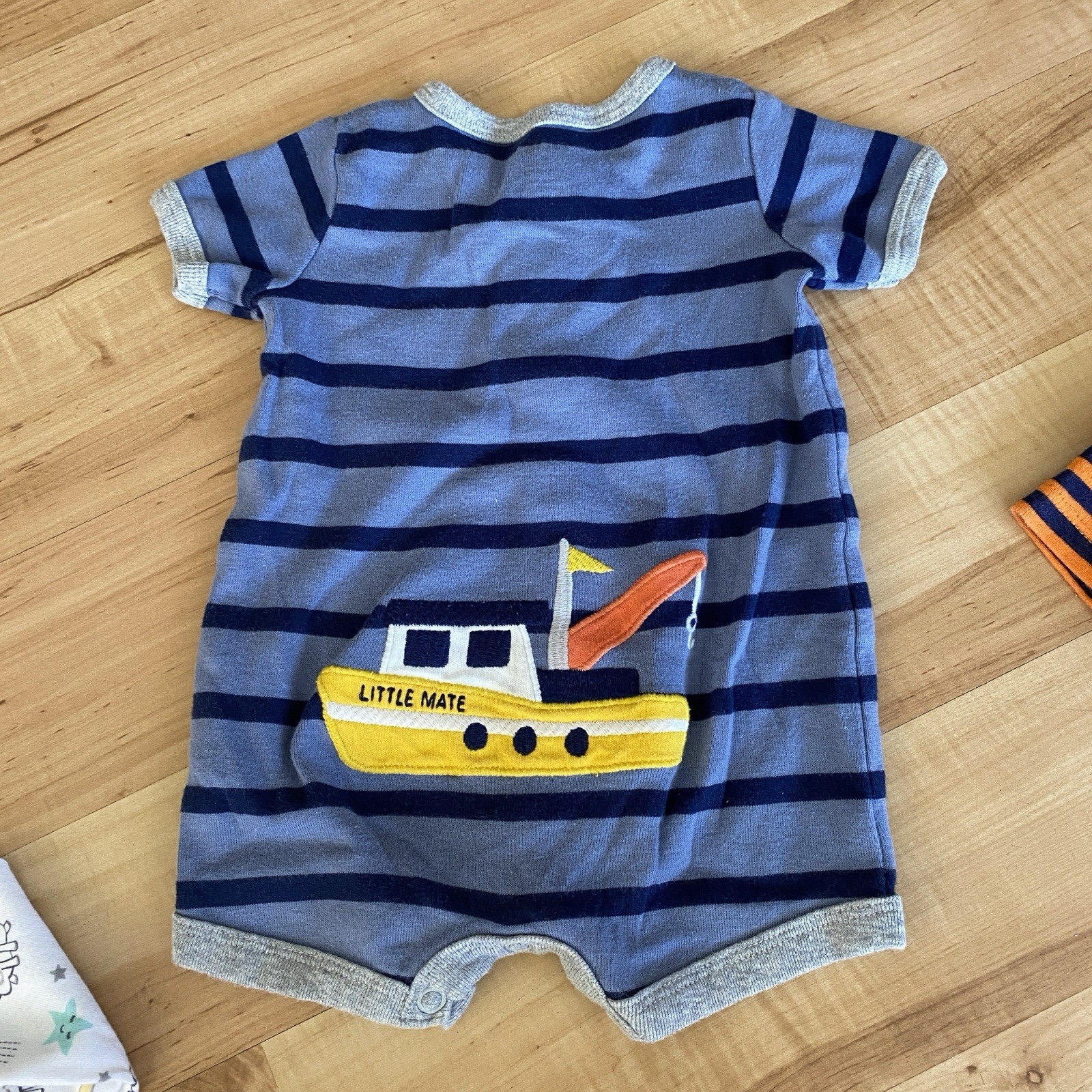 0-6 Months Baby Boy Mixed Clothing Bundle Bodysuits, Shirts, Jumpers