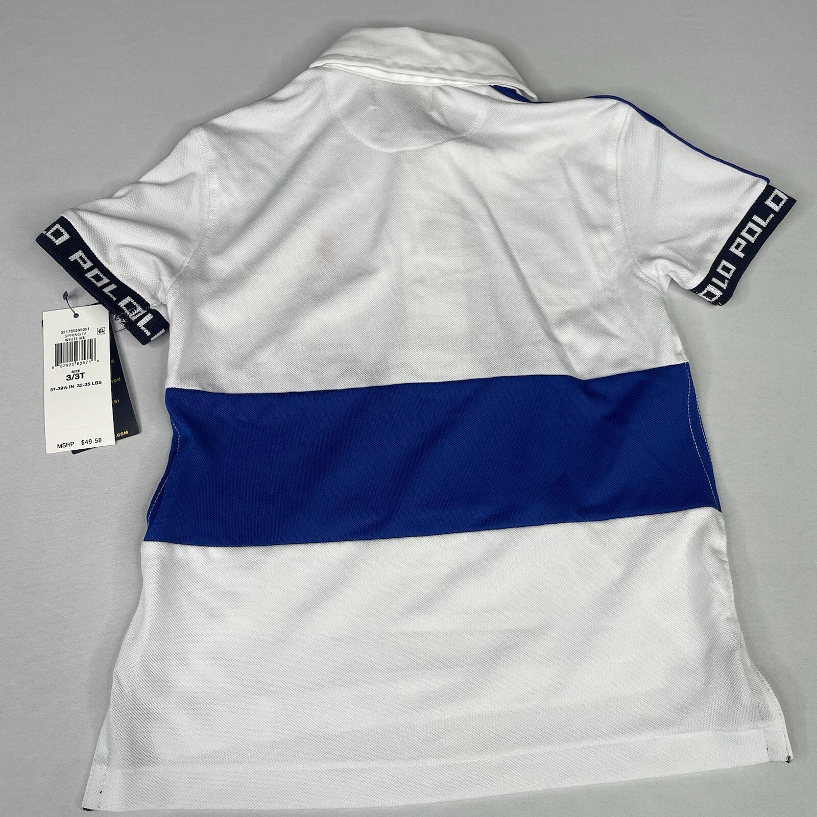 Polo Ralph Lauren Boys Polo Shirt & Pants Outfit Size 3/3T Mesh Polo Outfit