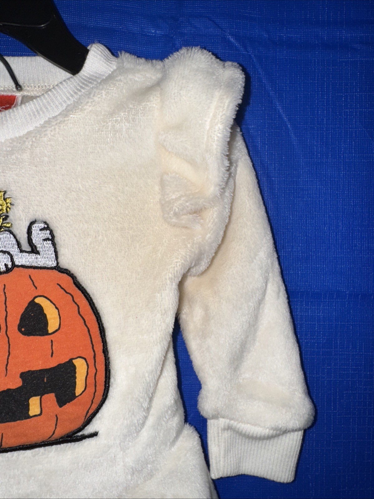 Peanuts Snoopy Woodstock Pumpkin Baby Girl12 Month Outfit Long Sleeve Pant #276