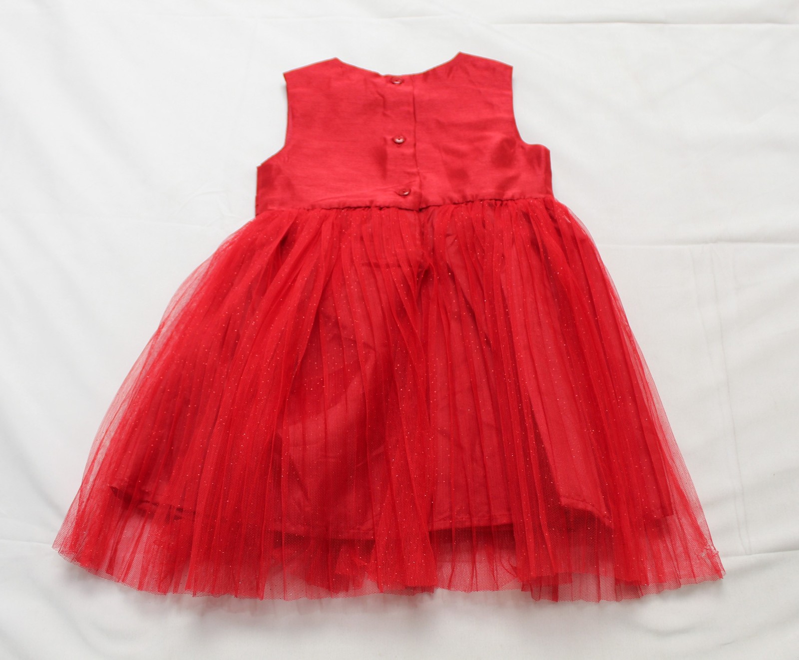 Nannette Baby Girl’s 2 Piece Faux Fur Jacket & Dress Set AC2 Red Size 18M