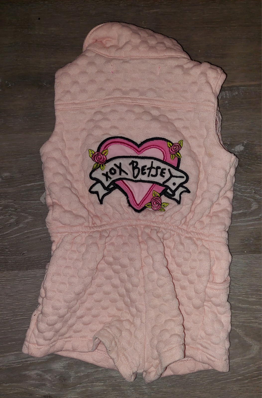 💖 Betsey Johnson Baby Girl One Piece Romper Outfit 2T Shorts