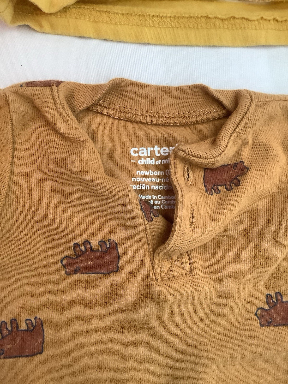 Baby Clothes New Born Boys Mixed Lot Gerber Onsies 6 Hats Lion Webok By Reebok