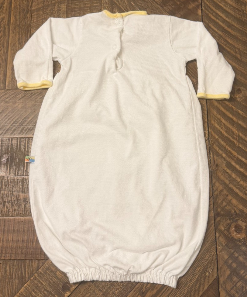 Vintage 1999 Carter’s Baby Layette 0-3 Month John Lennon Sleep Gown Giraffe Bird