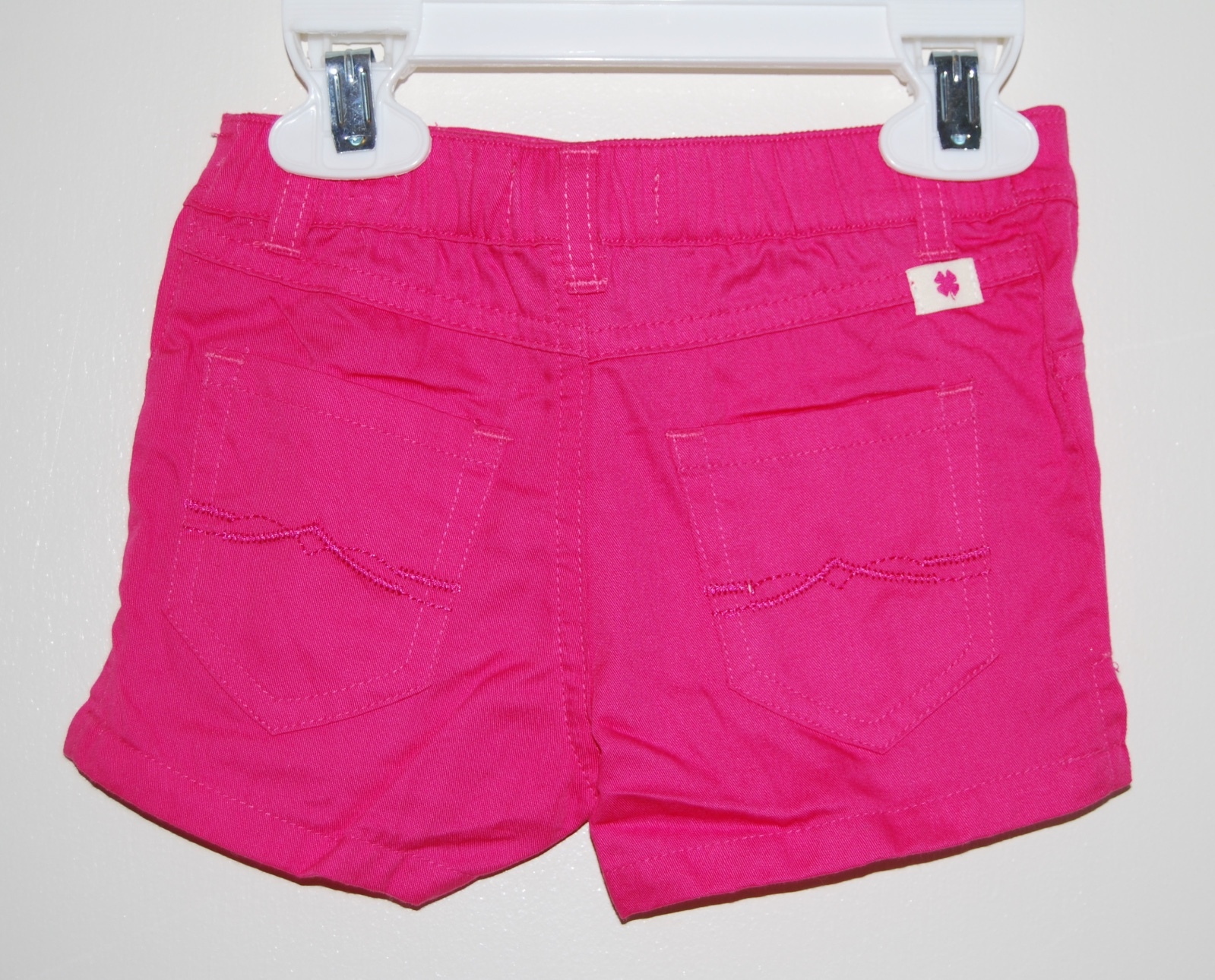 NWT Lucky Brand Infant Girls 2pc Pink Shorts & Slvls Peasant Top Set 12M 18M 24M