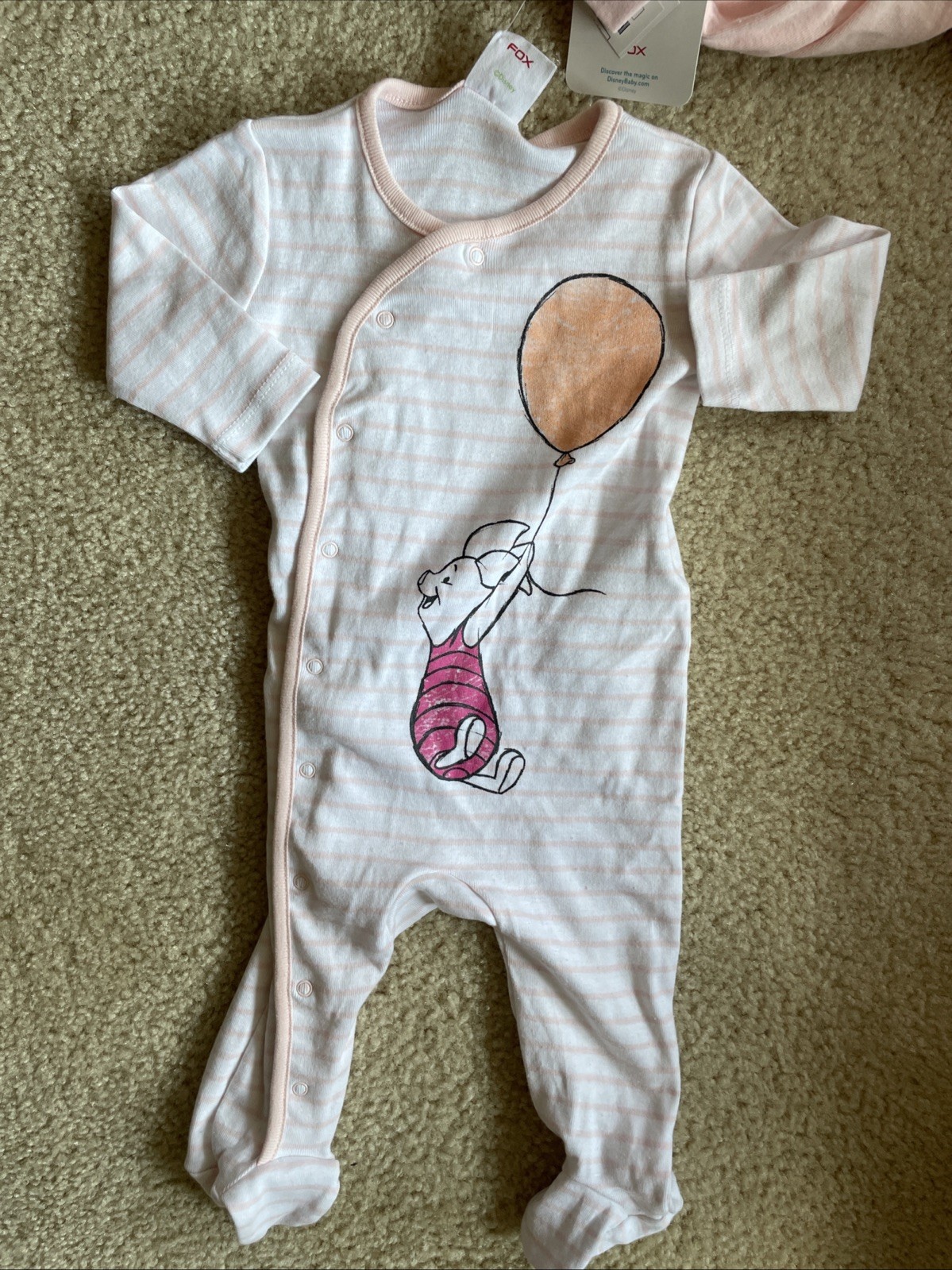Disney Baby Girls Winnie the Pooh – 4 Piece Outfit Set – Pink – Size 3-6 months