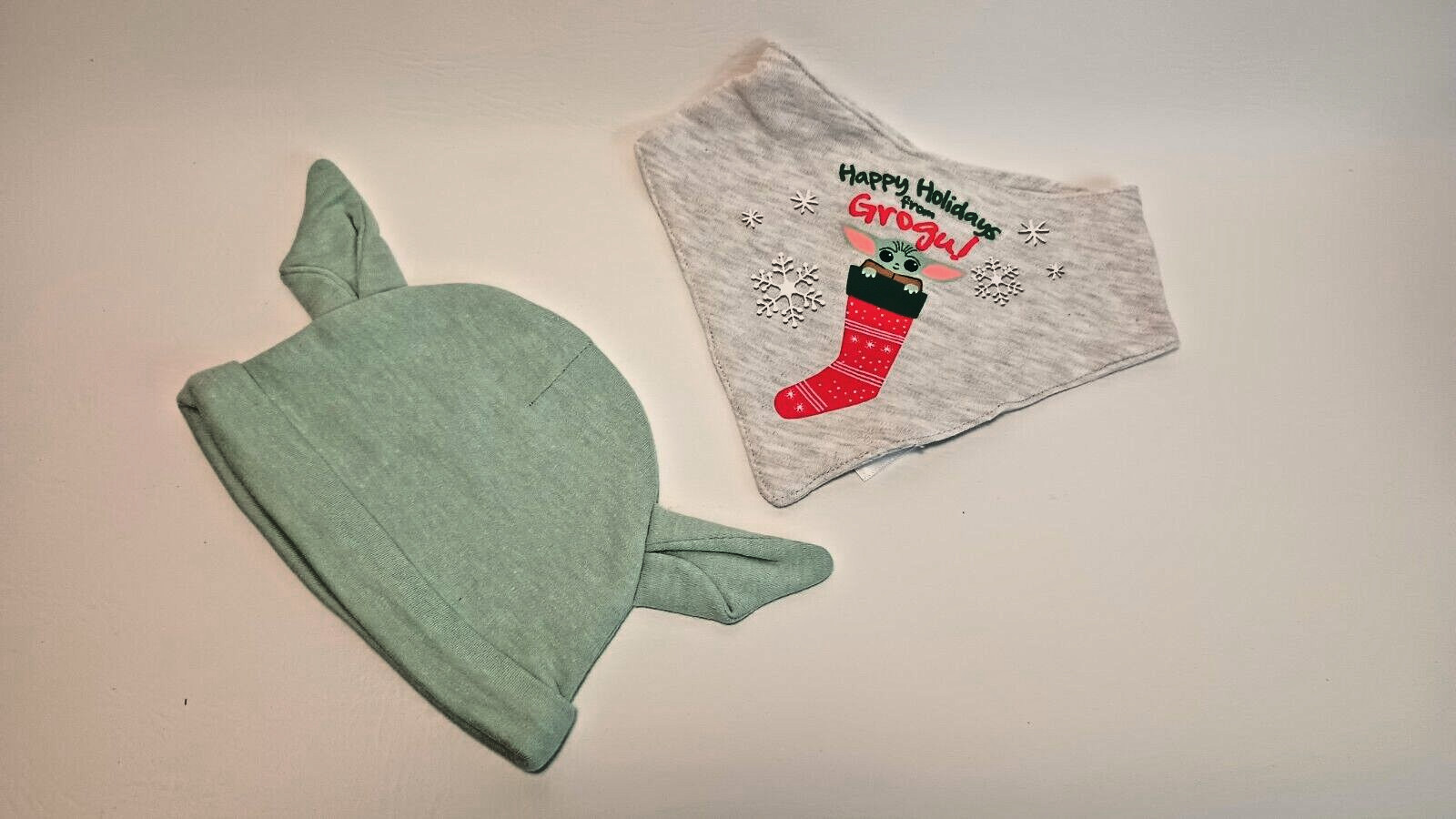Baby Yoda Christmas Infant 5-Piece Set Layette Size 0-3 Months Grogu Star Wars