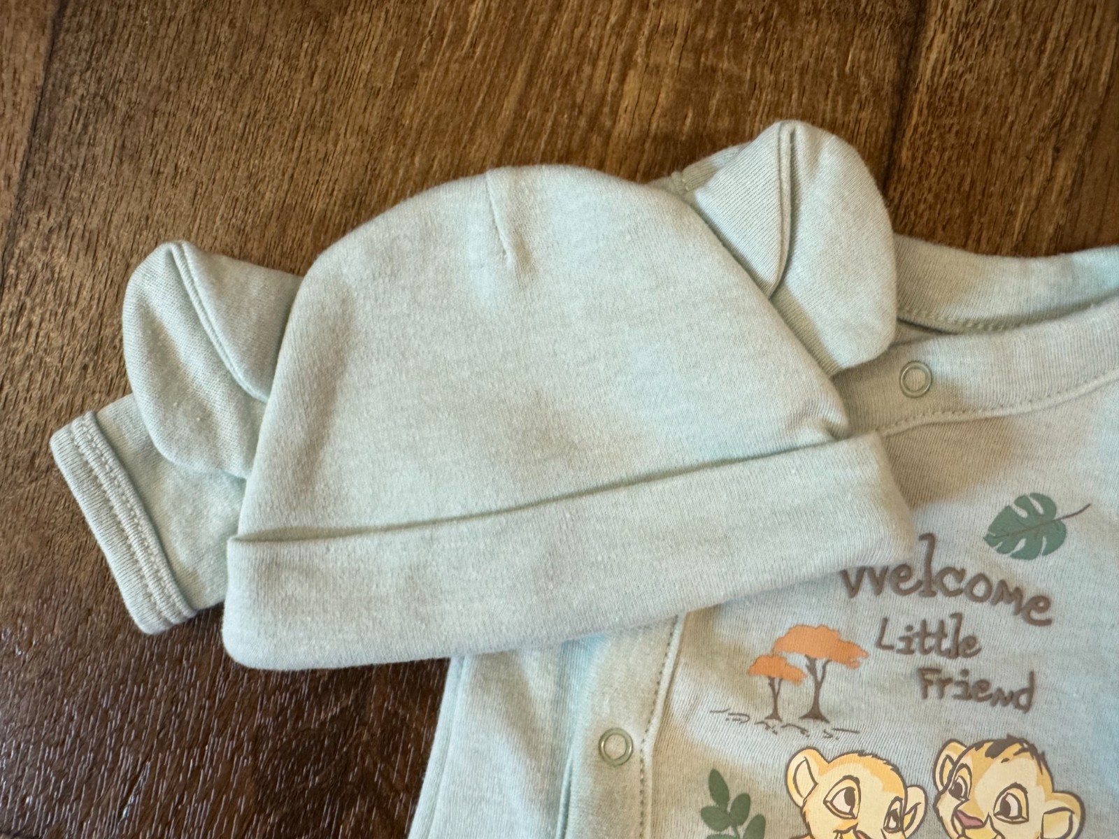 Disney Baby Wishes Dreams Preemie Lion King Outfit Shirt Pants Hat 3 PC Simba