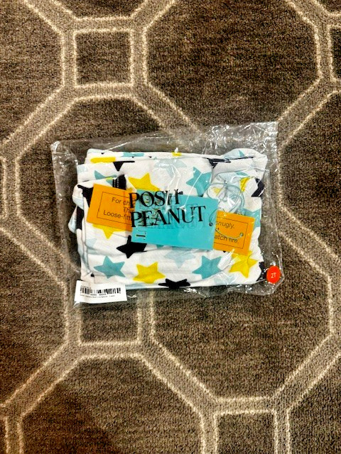 Brand New Post Peanut Tommy Pattern Long Sleeve Basic Loungewear-2 yr