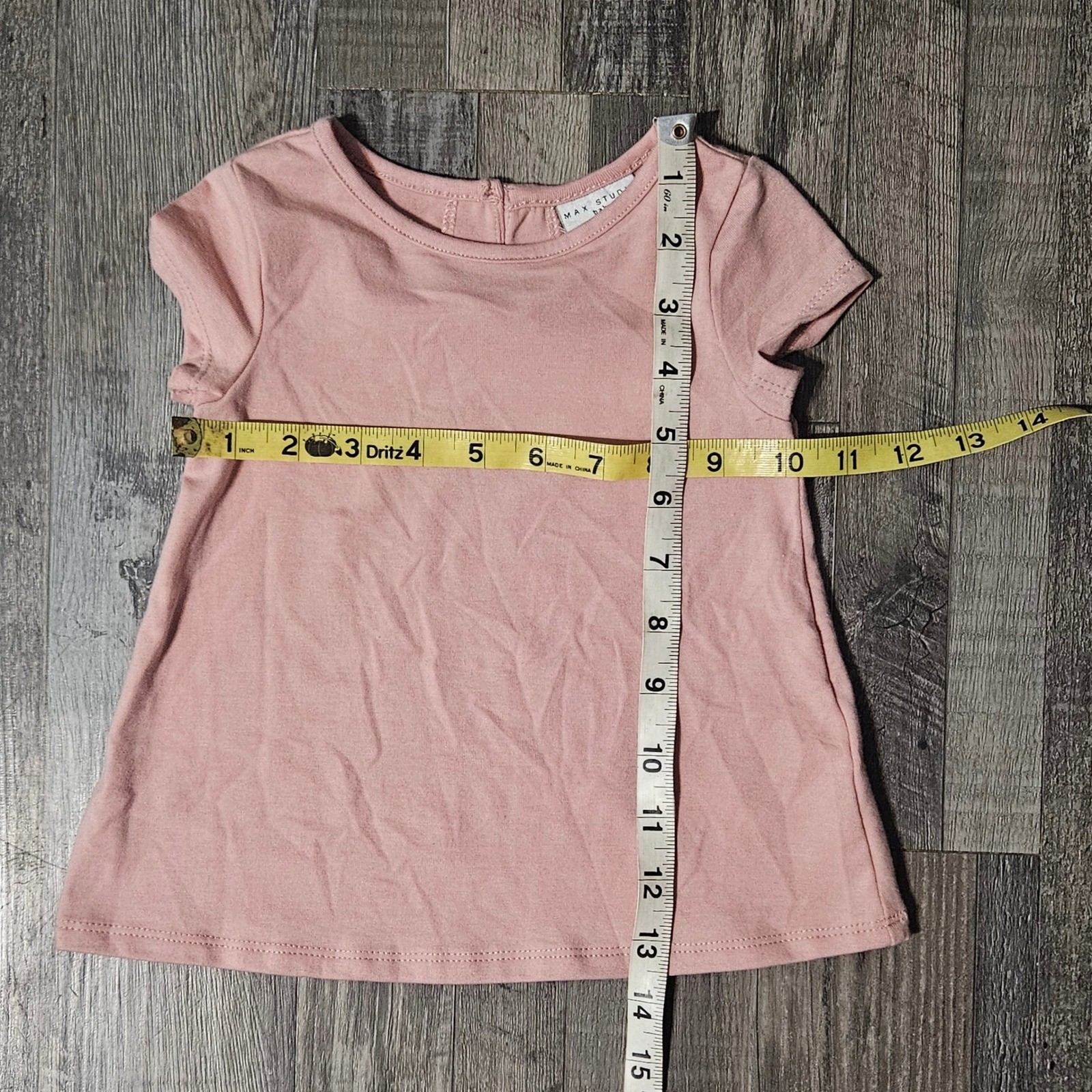 🩷Max Studio/ little Me Baby Girls Pink Strawberry Shorts and T-Shirt Set 18M💜