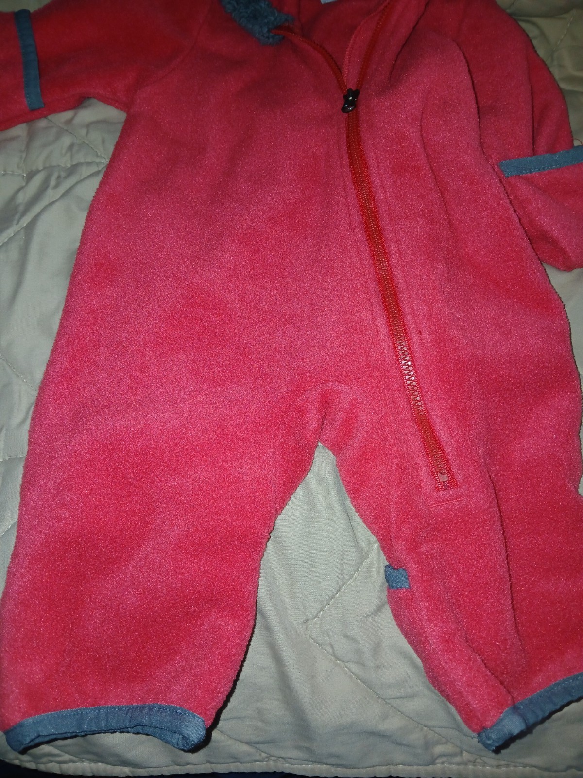 Columbia Baby Boy Girl Months 0-3 Size Kids Winter Hooded Bear clothes Bodysuit