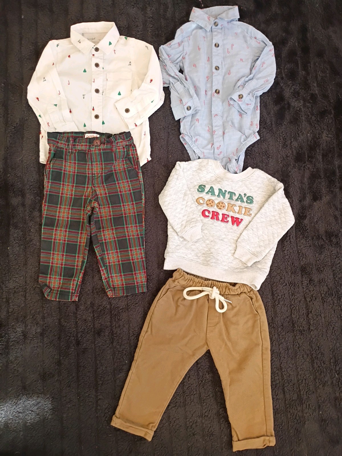 BABYBOY CHRISTMAS MIX AND MATCH LOT (5) PIECES Size 18 Mos NEW CONDITION