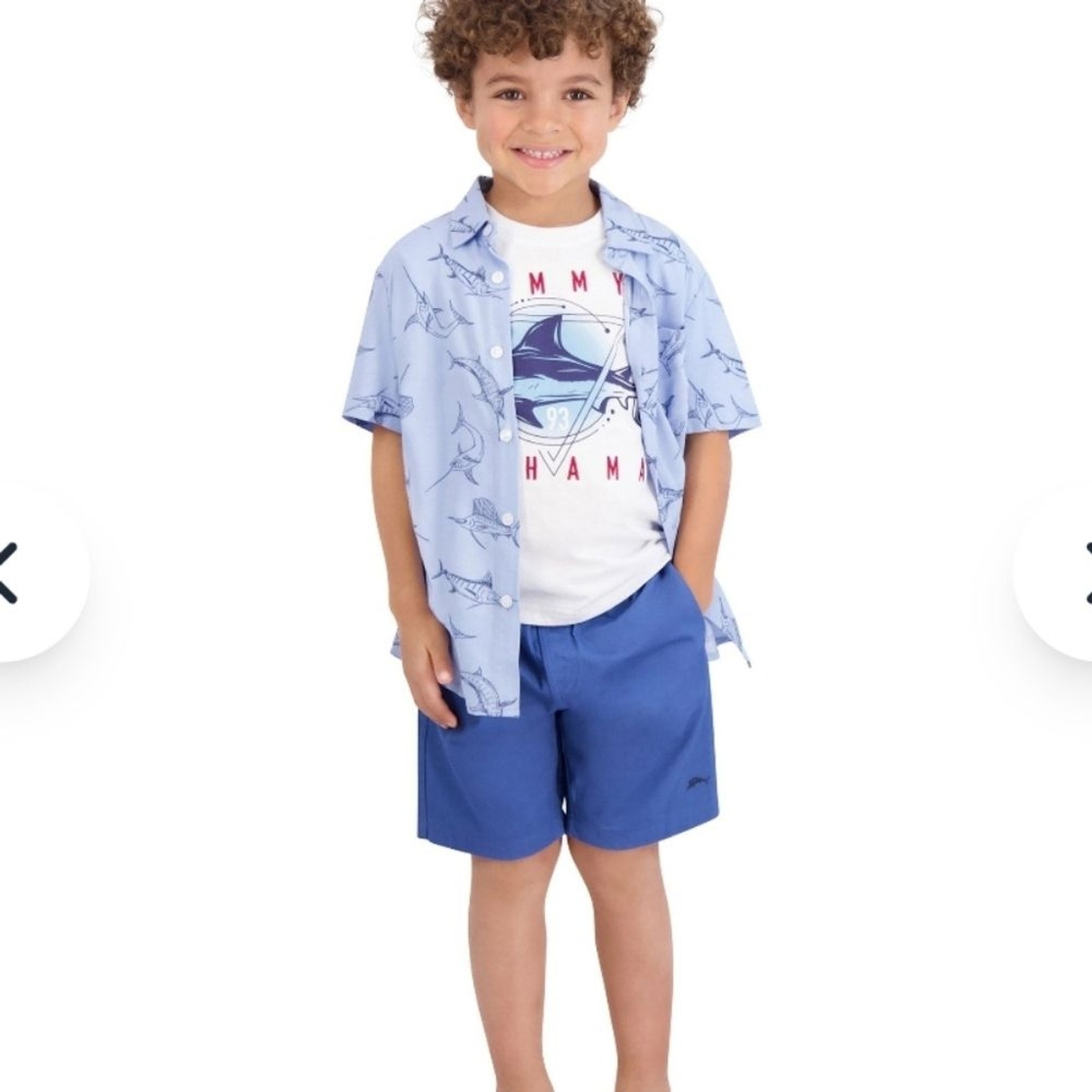 Tommy Bahama Kids Boys Shirts Shorts’ 3-Piece Set Nwt