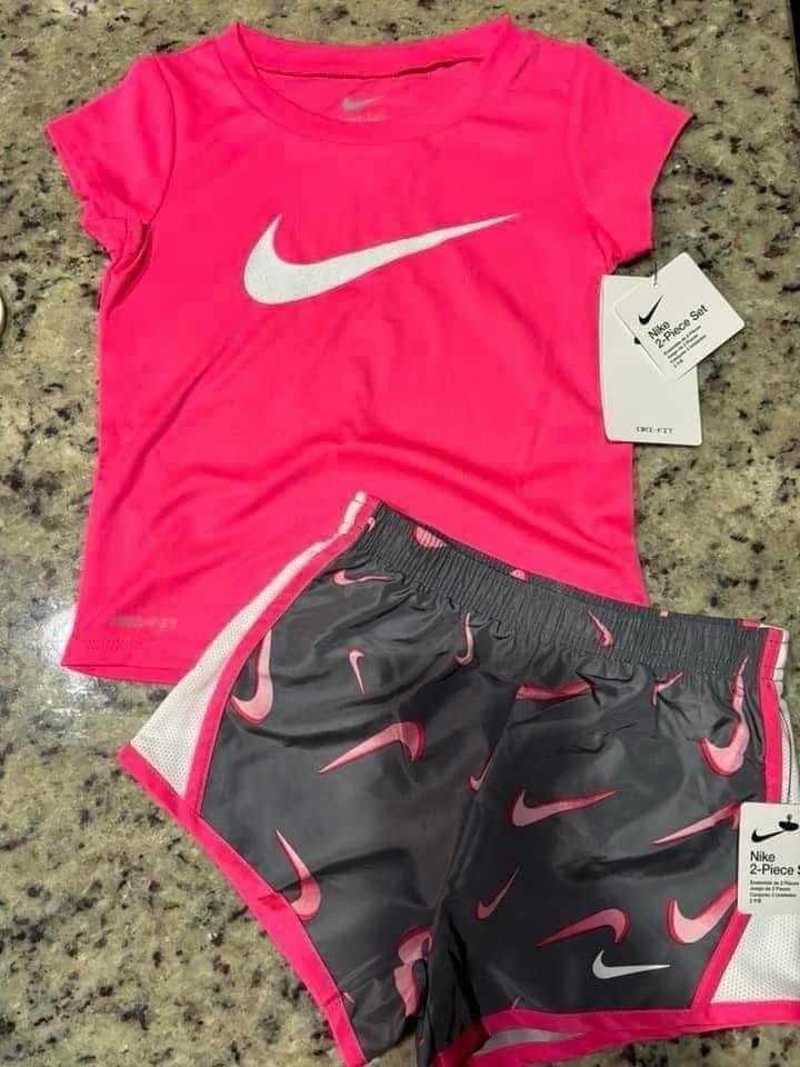 Nike Girls Dri Fit Short Set nwt Size 3t