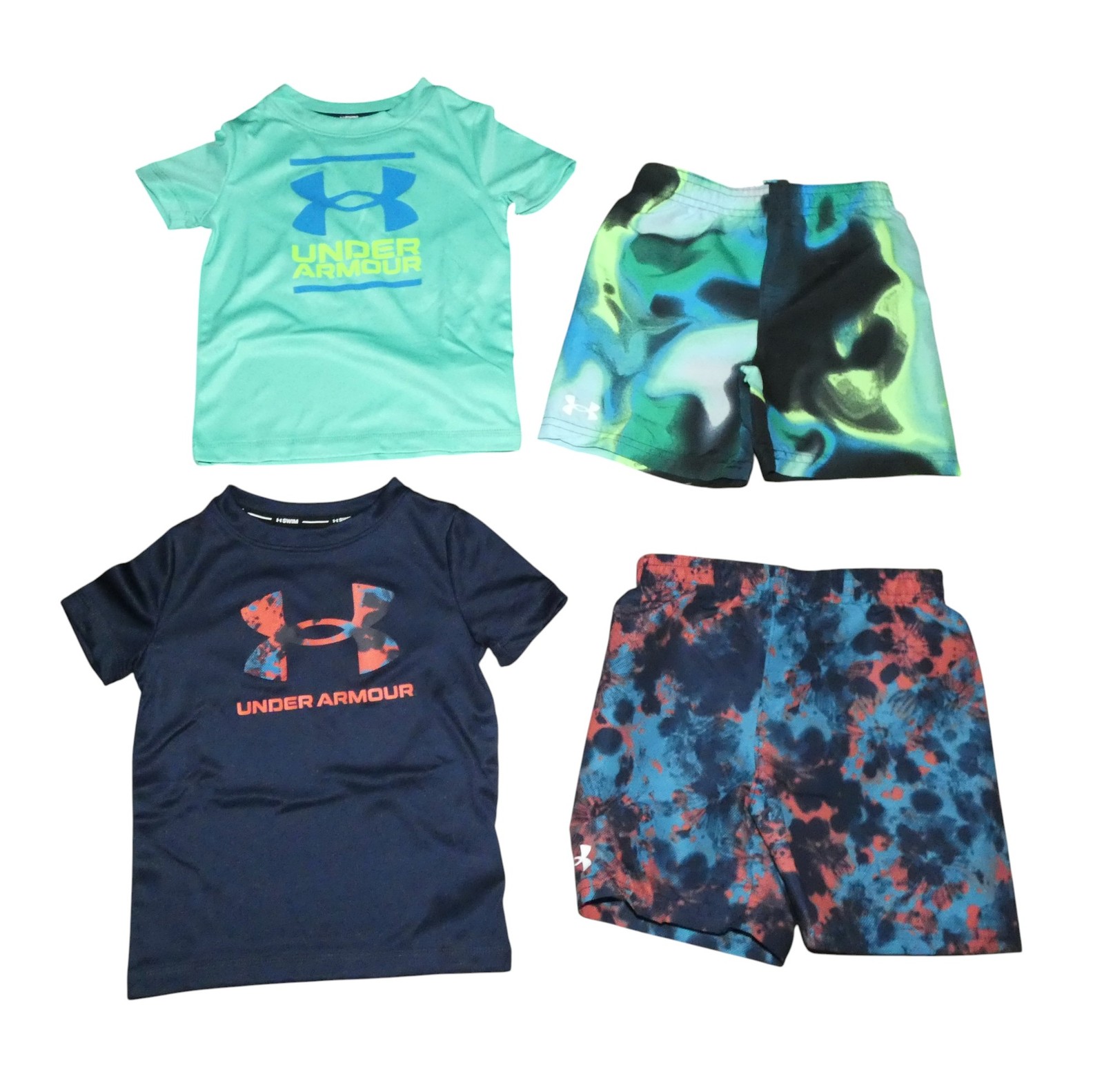 Under Armour Baby Boys Swim Trunks Shorts Set 2T Toddler Lot of 2 NWT