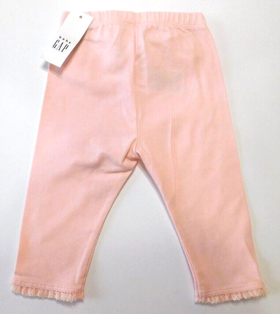 Gap Baby Girl Outfit Rabbit Bodysuit Leggings Yellow Pink SIZE 3-6M Easter NEW
