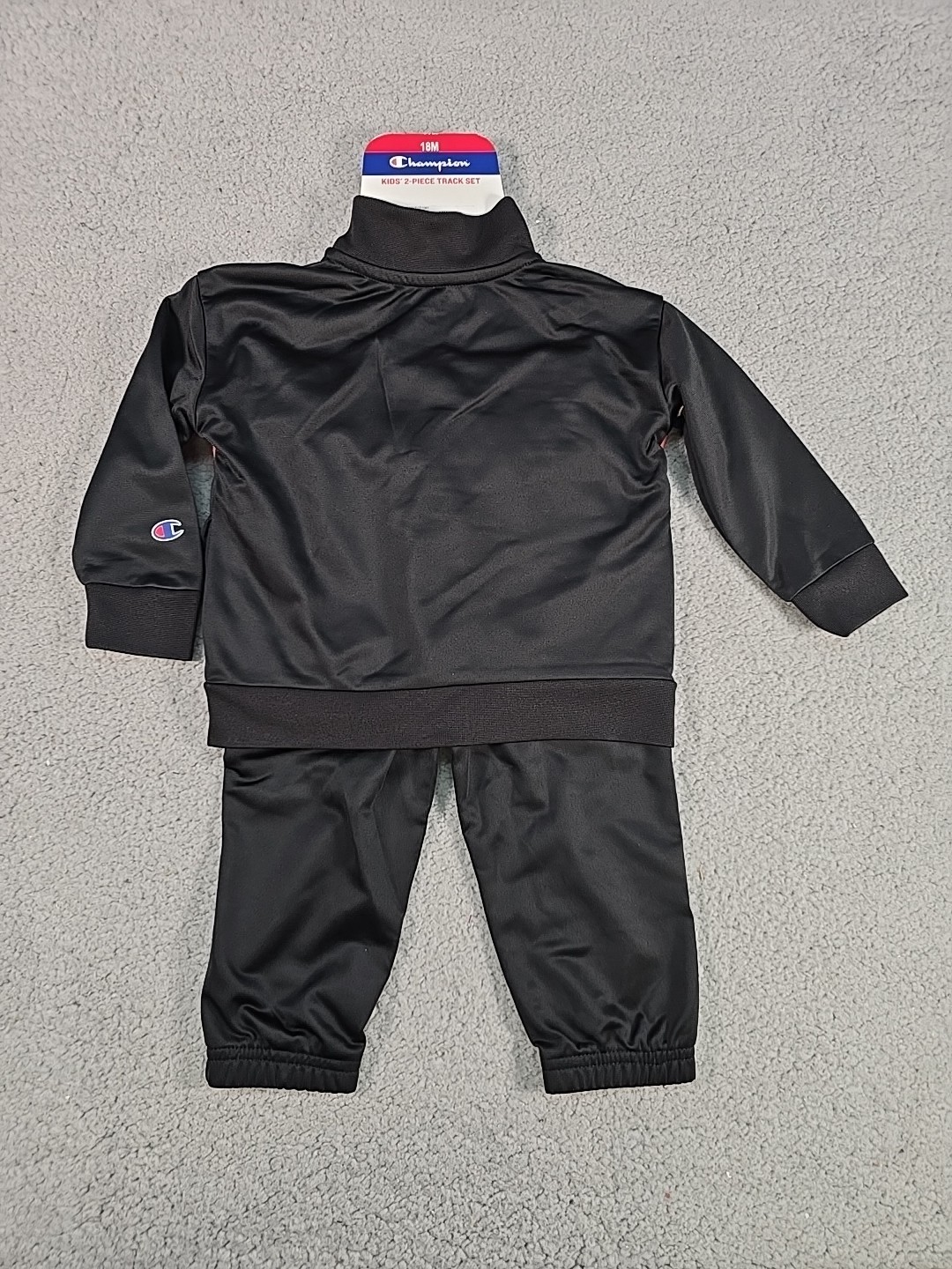 Champion Toddler Boys 2-Piece Active Track Set Size 18 Months Black