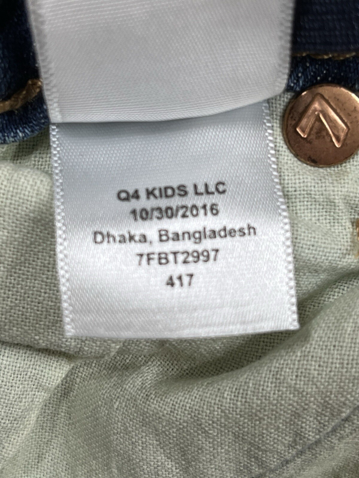 2 Piece: 7 For All Mankind Jeans + Wrangler Jean Co Shirt 2T/24mos EUC