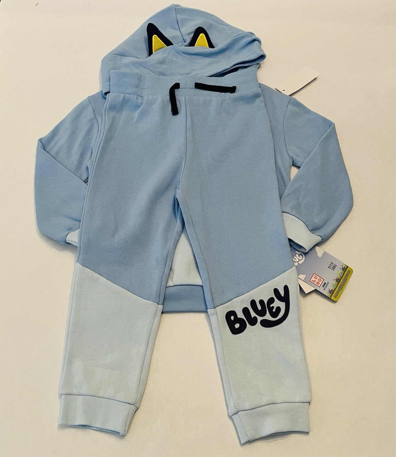 New Bluey Toddler Boy Girl 4T Jogger Pants Hoodie Set Cute Outfit