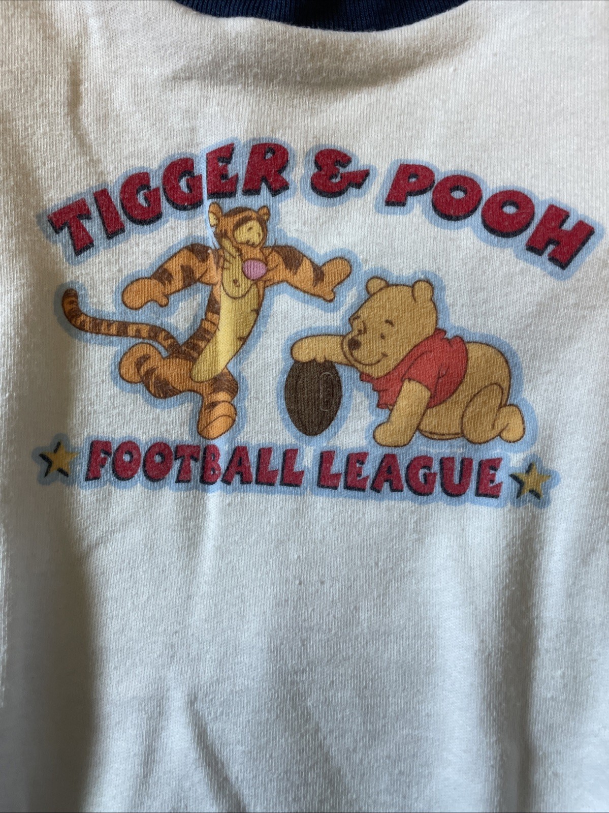 Vintage Y2K Disney Winnie The Pooh Newborn Matching 3-Piece Football Set