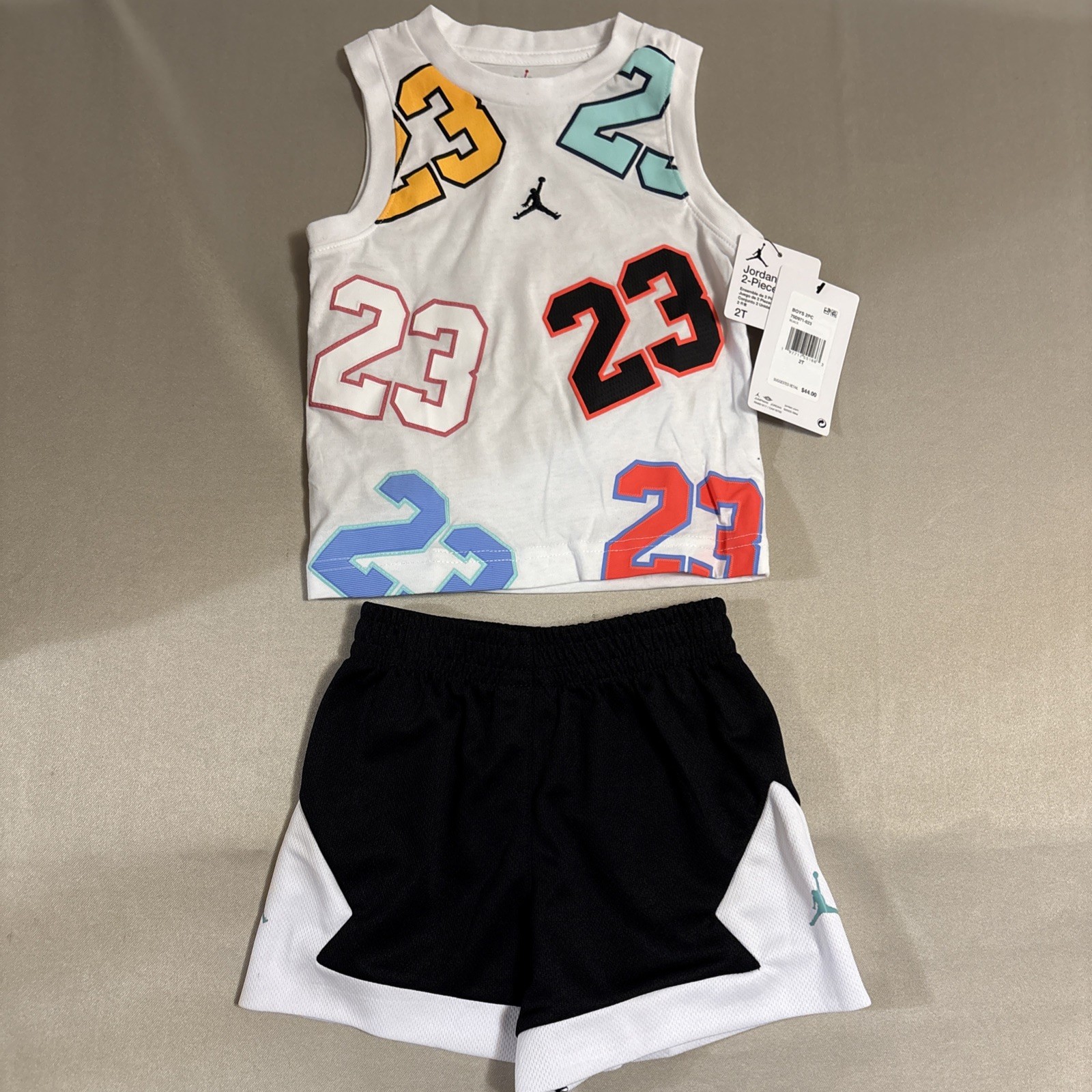 Toddler Boys Air Jordan 2T 2yr Tank Shorts 2 Pc Set