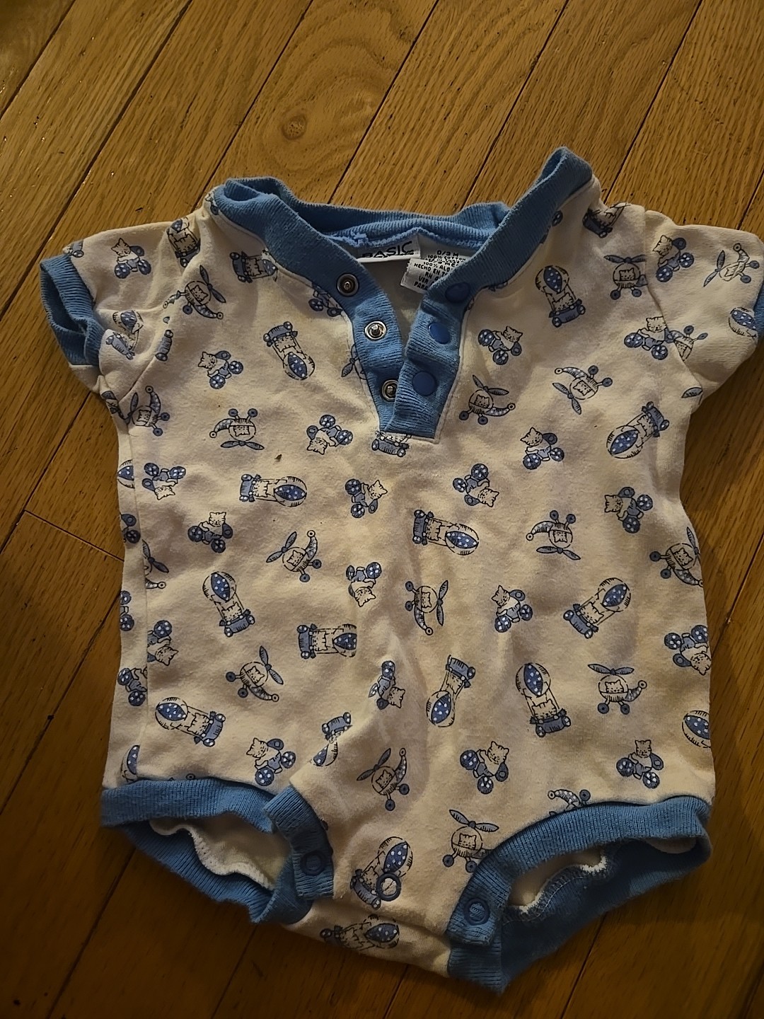 Basic Editions Vintage Cat Baby One-piece Bundle 0-3 Months