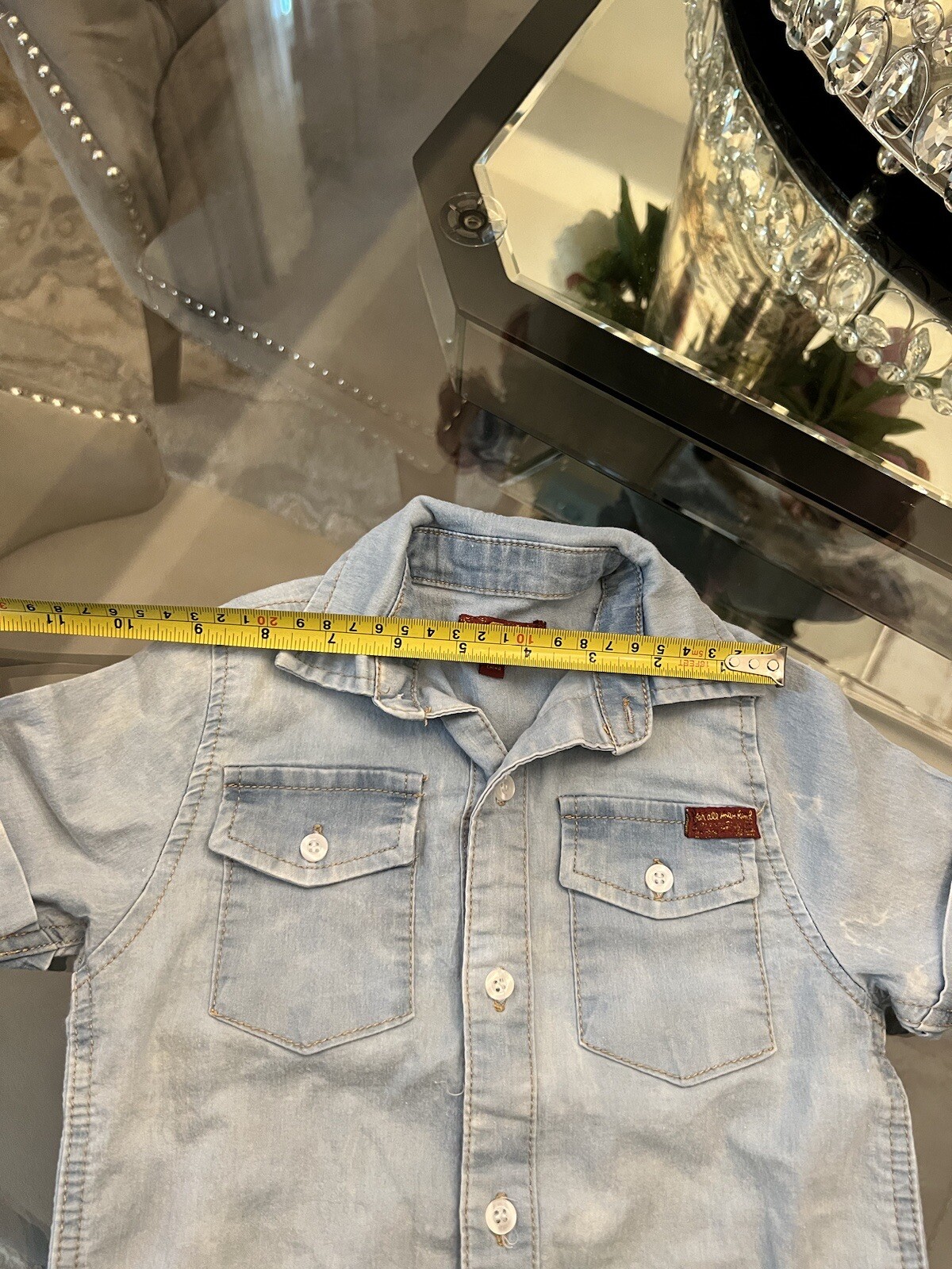 All Mankind 7 Jeans 2 Pieces Kids Outfit Pants And Shirt 3T