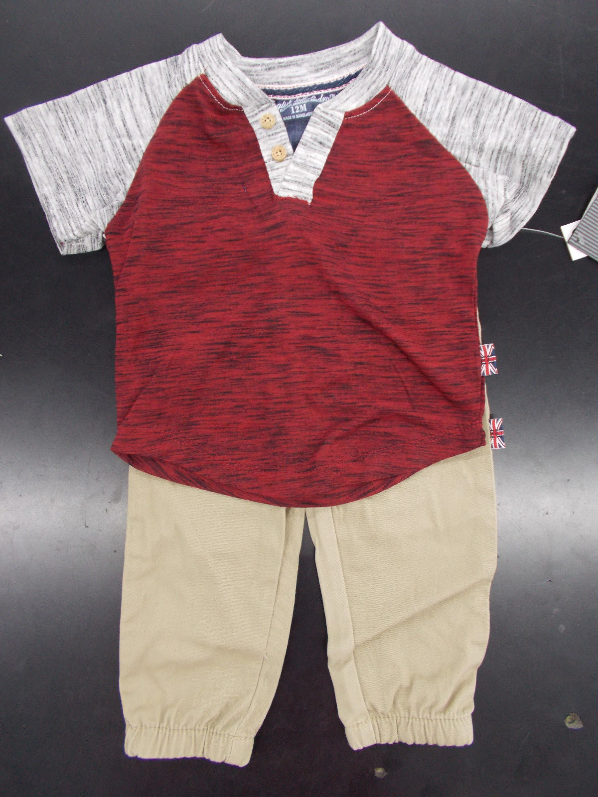 Infant/Toddler Boys English Laundry $39 2pc Shirt/Jogger Pants Set Sz 12m – 4T