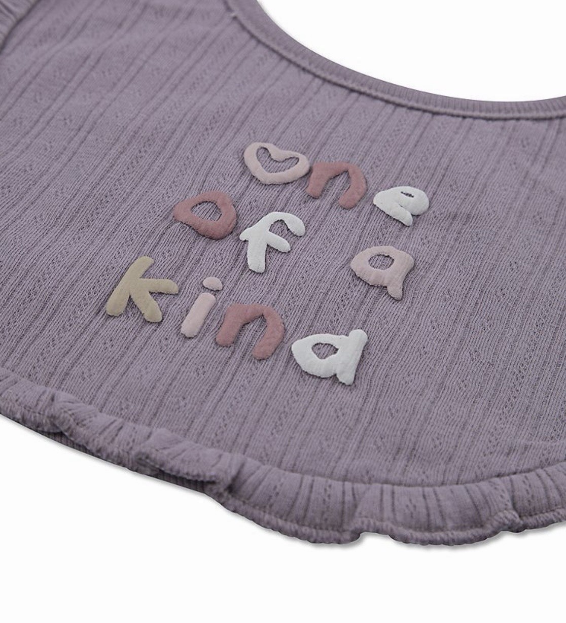 Huggies Babywear Girls Newborn 3pc Purple Ribbed Bodysuit Pants Bib Set