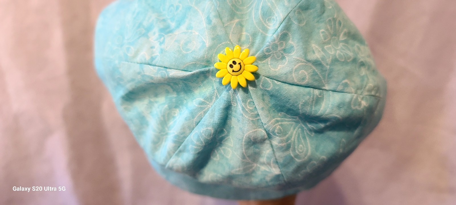 Infant Girls Size 3mn White & Teal 3 Piece Outfit Buttons & Trim