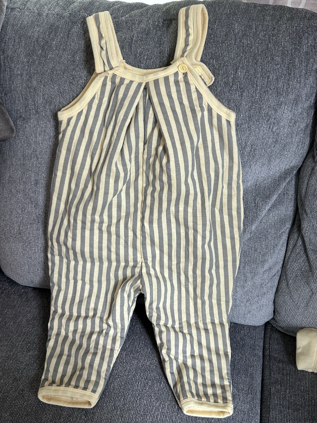 Vintage Sweatshirt Jacket & Overalls Puffy Sz 24 Mos