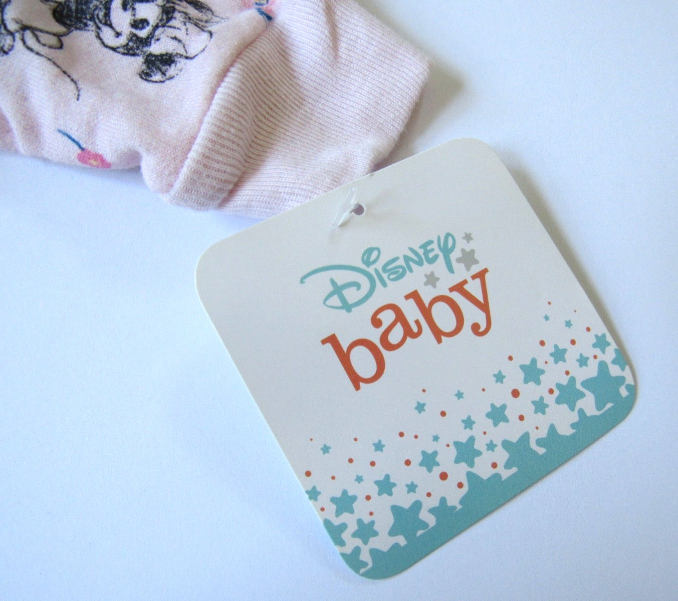 Disney Baby Outfit 0-3 Months Minnie Mouse Pink Bicycle Print Top Shorts 2 Piece