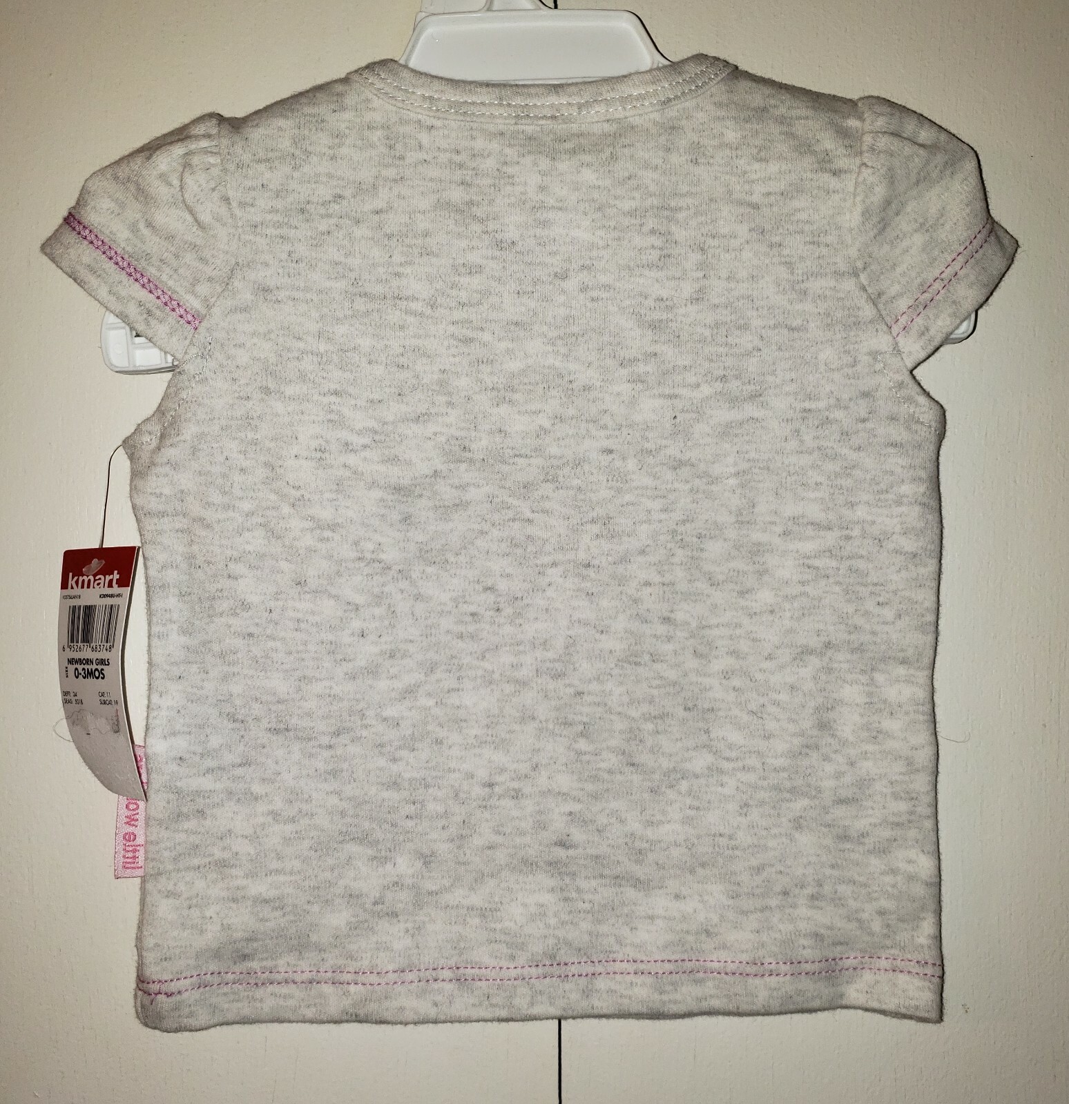 Little Wonders Infant Girls Top ‘One of a Kind’ Rainbow Stars Clouds