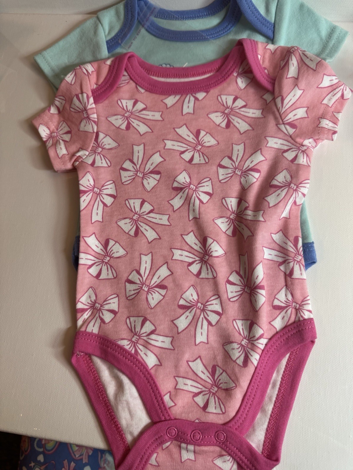 Midgets Baby Girl Rompers Set Of 3 Size 6-9 Months New Mint