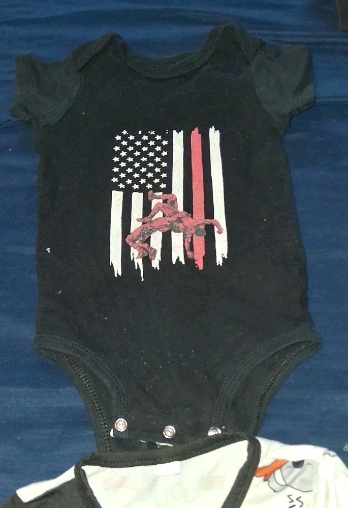 Baby Boy Clothes Lot 7 Pc Outfit Set Pajamas Romper Bodysuit EUC 12-24 Months