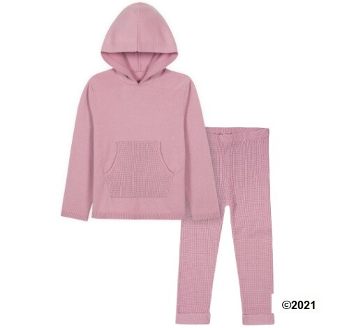 Gerber Modern Moments Toddle Girls 2 Piece Sweater Knit Set Dusky Orchid Size 3T