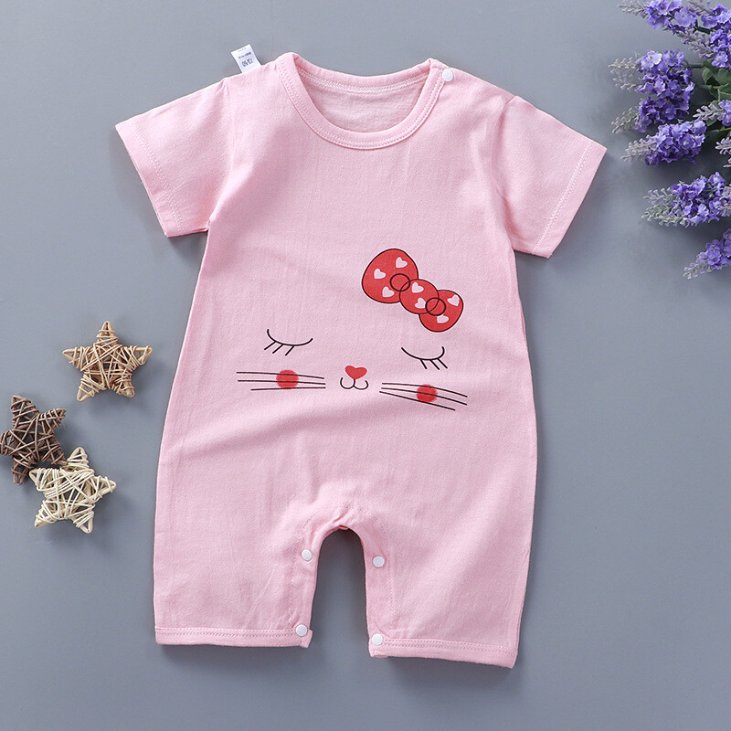 Newborn Infant Baby Boy Girl Kids Cotton Romper Jumpsuit Bodysuit Clothes Outfit