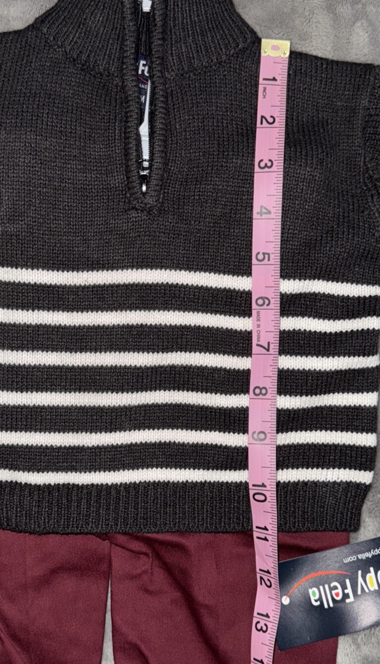 Happy Fella Boys Size 12 month two piece Sweater And Pants