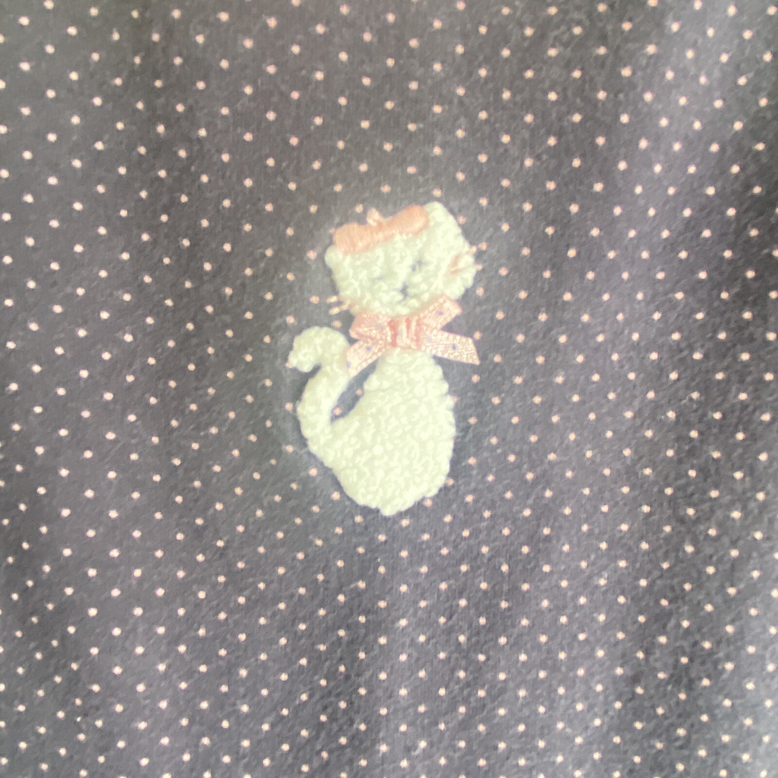 Gymboree Baby Girl Blue Polka Dot Romper Size 9-12 Month