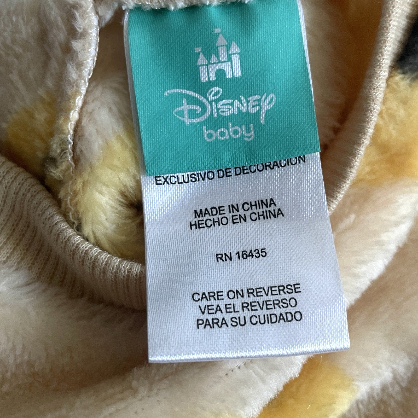 NEW Disney Winnie The Pooh Soft Cozy Fleece Set Top/Pants Size Baby 0-3 Months