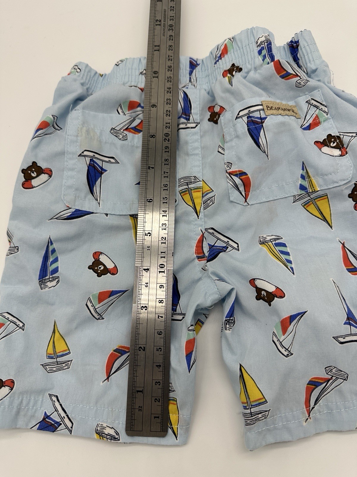 Bearpaw Romper 2 Piece Shirt Pants 12 months Boys Lightweight Sailing Fishing