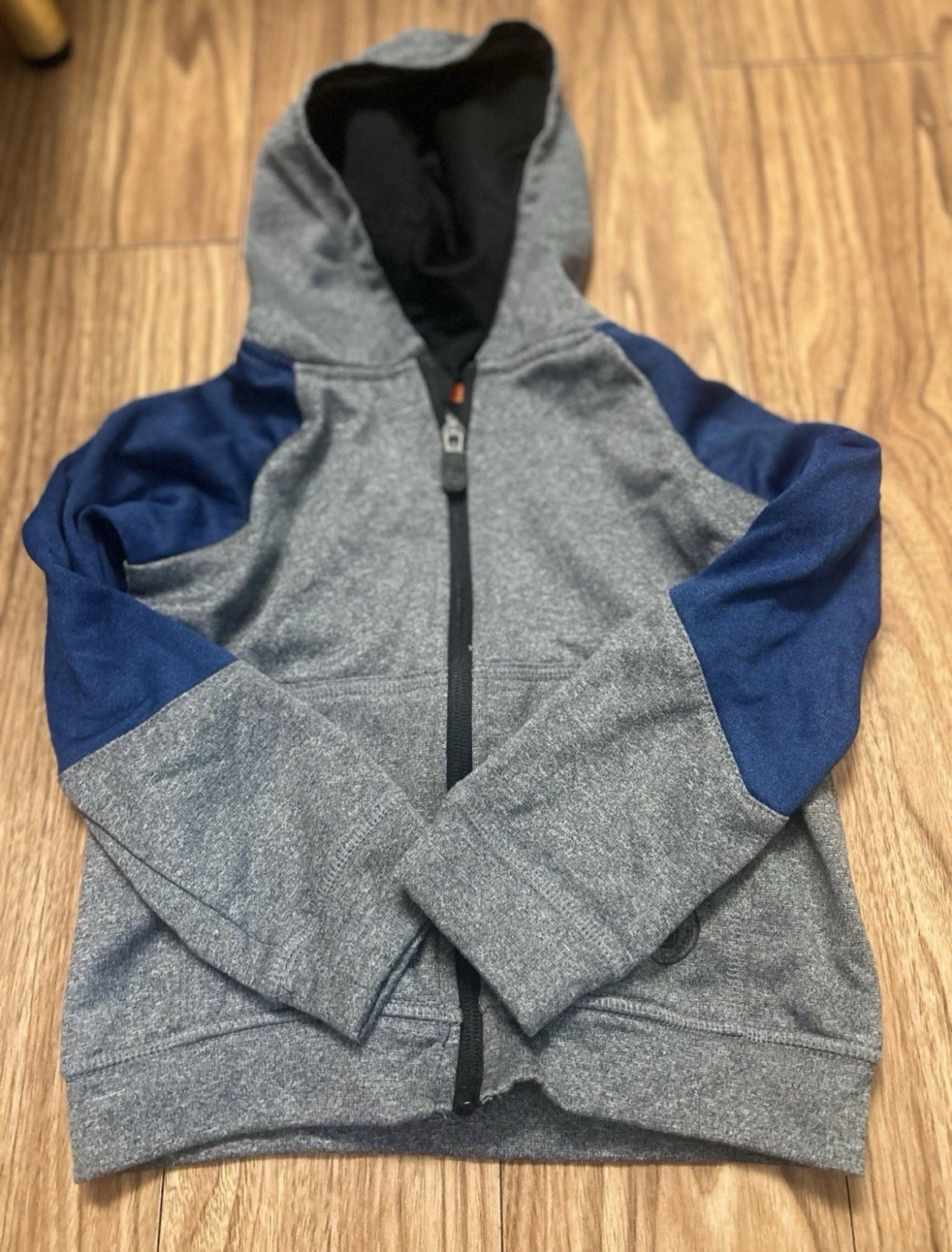 Boys 4T Clothes Lot Reebok Body Glove Gray Blue Zip Up Logo Hoodies