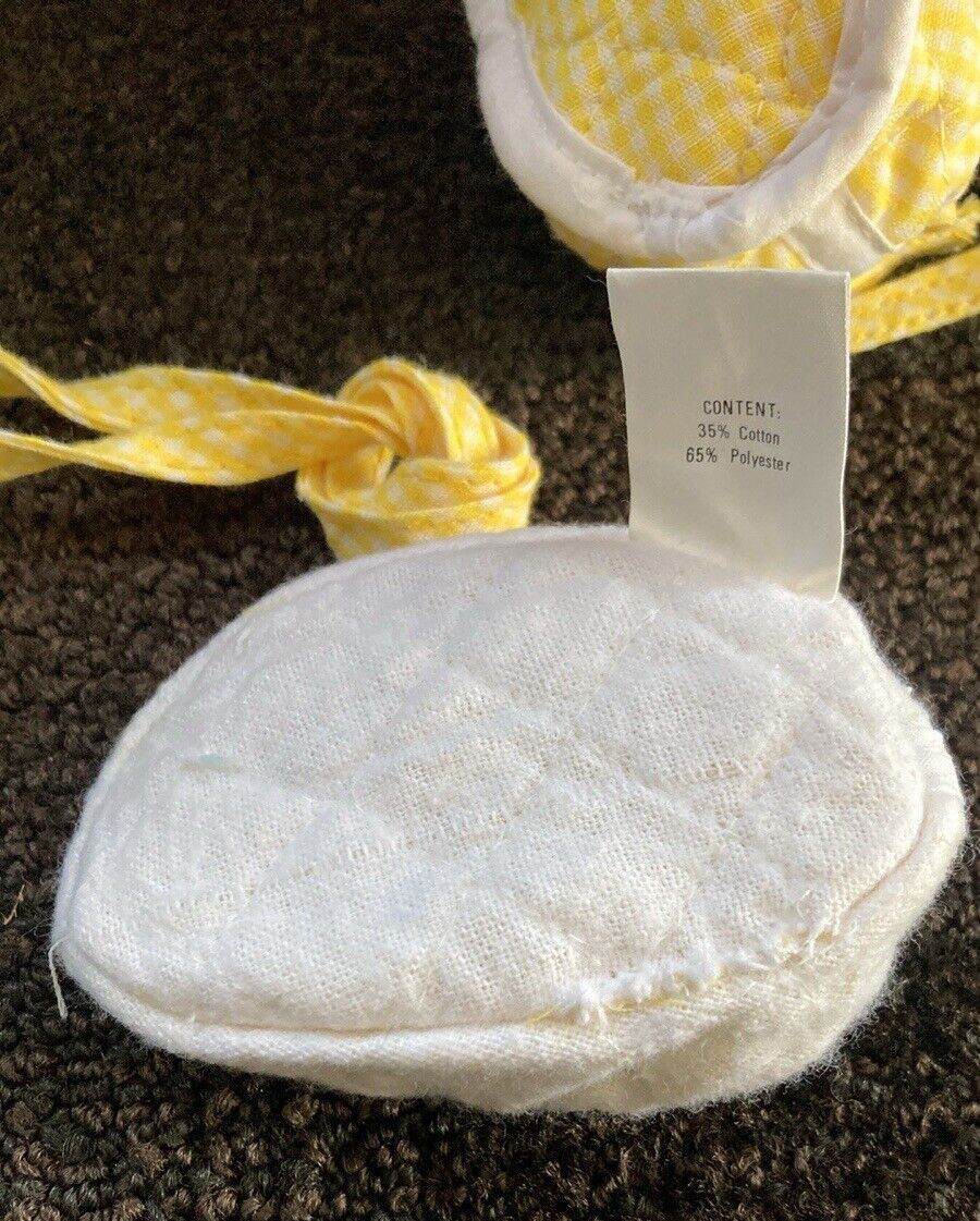 NWOT Vintage Bunny Easter Booties Newborn Unisex