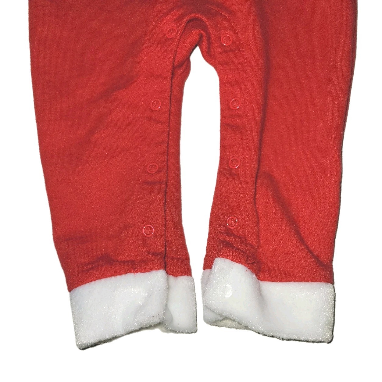 Cat & Jack Boys 6-9 Months Hooded Santa Claus Pants Romper Outfit NWOT