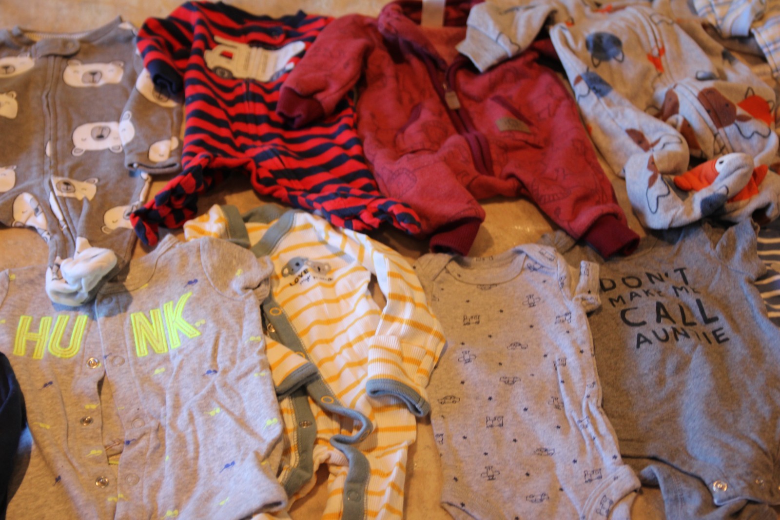 Carters Brand Baby Clothes Lot of 30 Pieces
