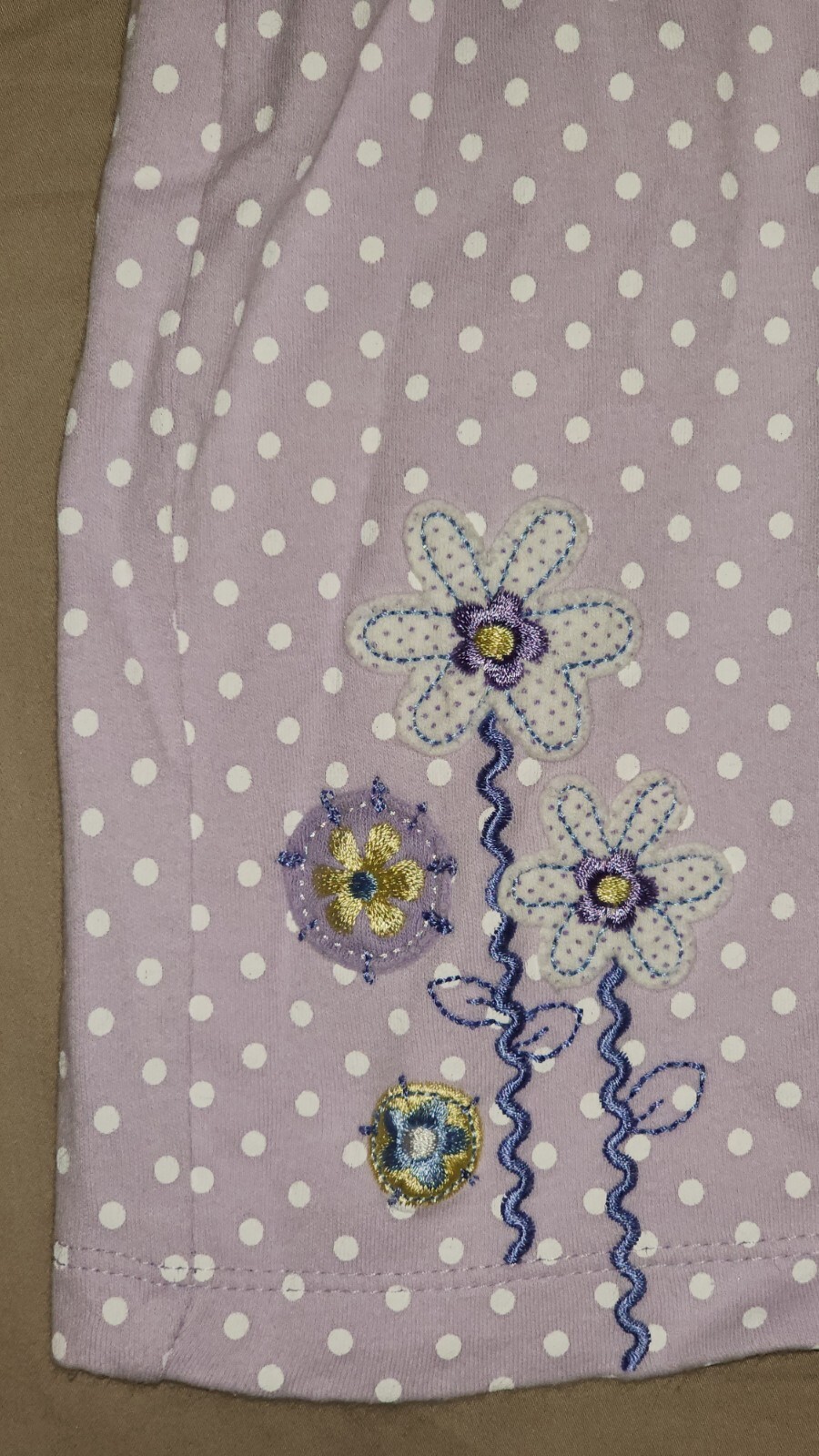 Baby Girl Clothes Carter’s 18 Month Purple Polka Dot Flower 2Pc Dress W/Bloomers