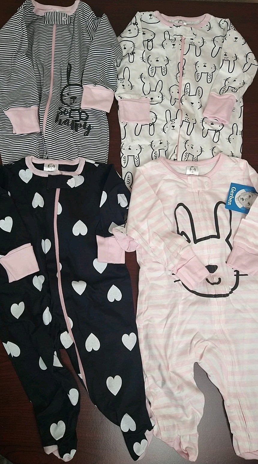Lot Of Baby Girl Clothes Just One You, Gerber, Cloud Island 0-3M, 3M, 3-6M