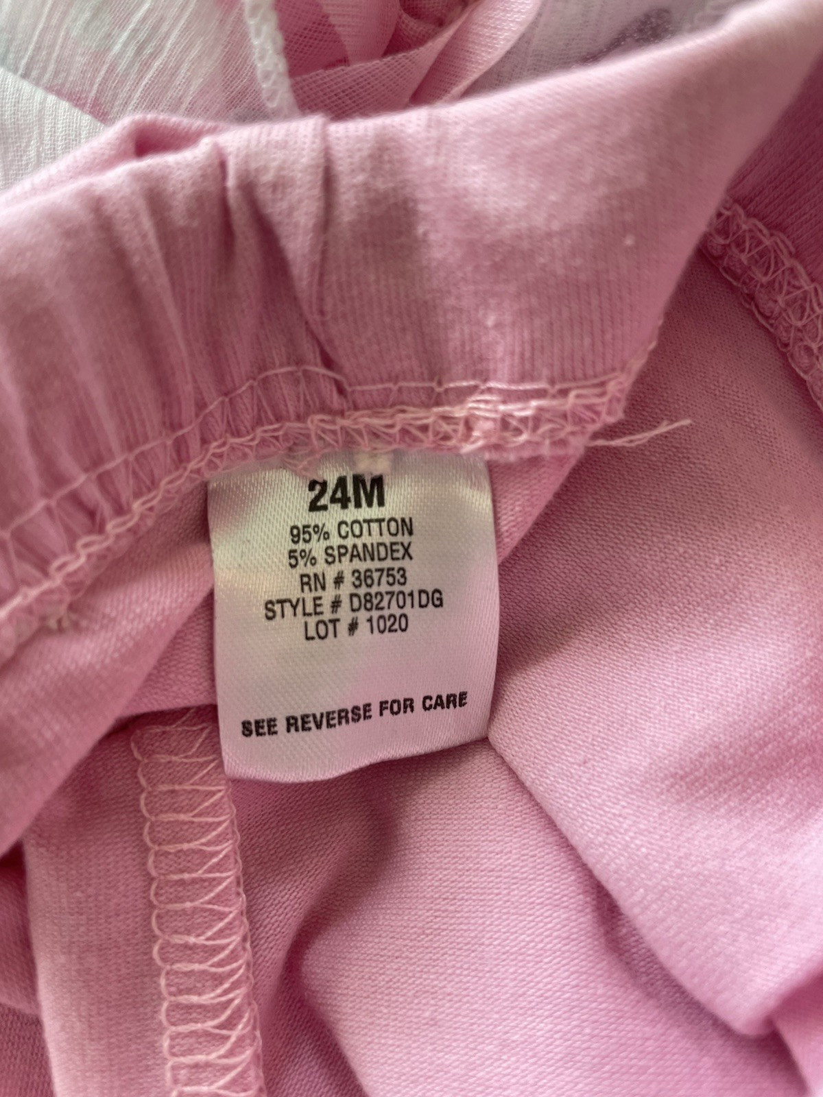 NWOT DDG Darlings girls 24 months pink white two piece short set, G24
