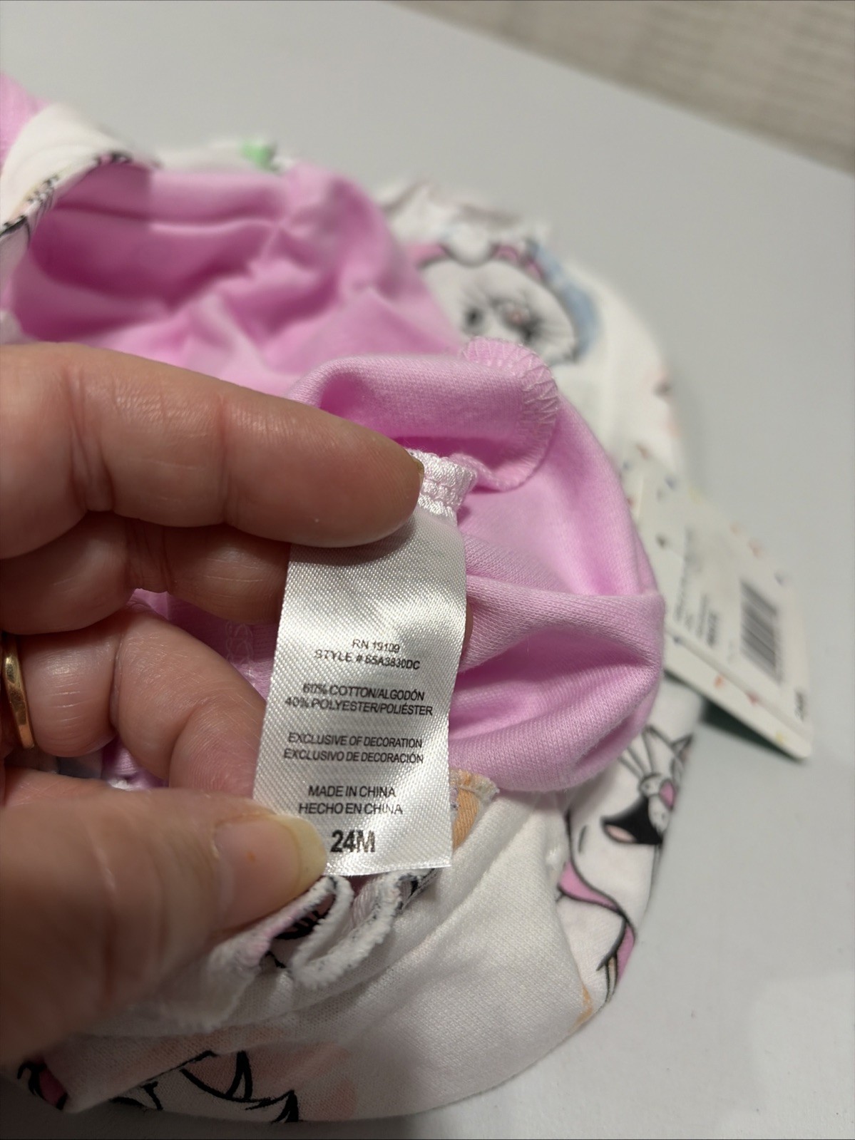 NEW! Disney Baby Marie The Cat 2 Piece Romper /24 Months